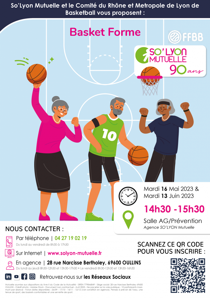 affiche basket forme