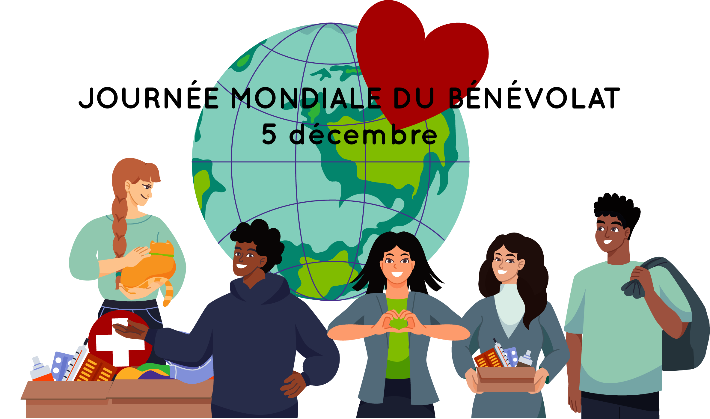 Journée mondiale du bénévolat – Jeudi 5 décembre